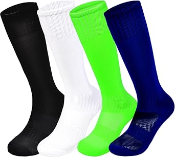Kids Soccer Socks Toddler Football Socks Uniform Knee High Athletic Sports Socks For Boys Girls