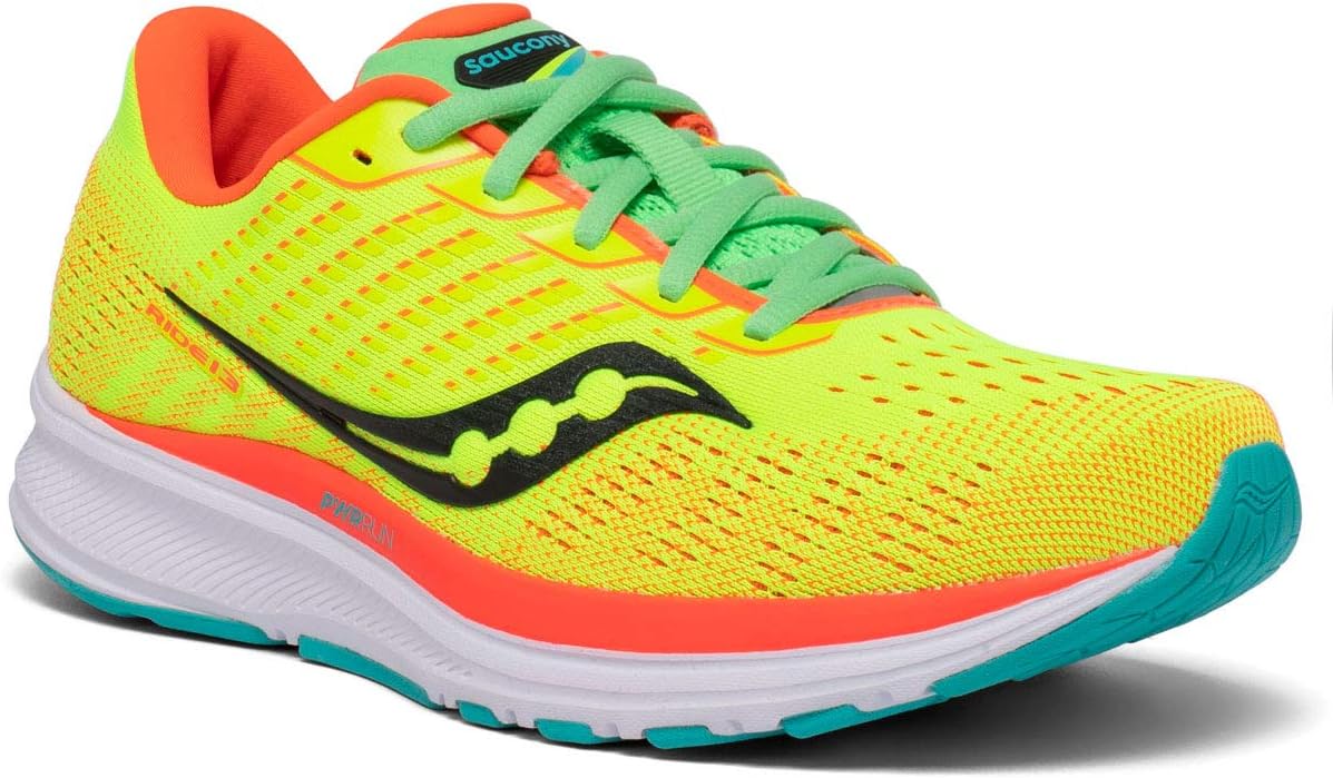 Saucony Women's Ride 13, Citron Mutant, 11 Medium