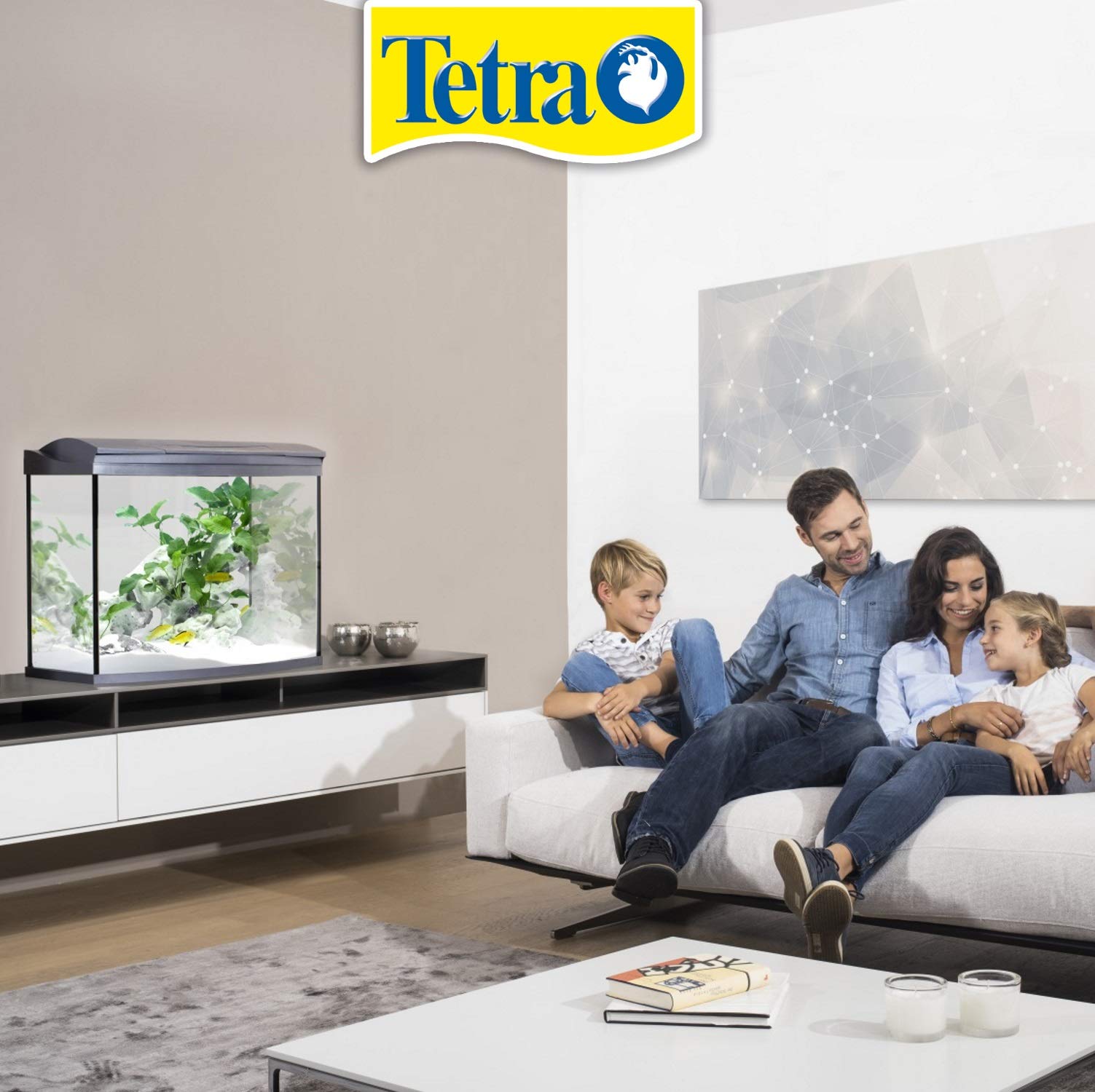 Tetra Tetra Aquarium Starter Line LED Fish Tank Set completo per acquario