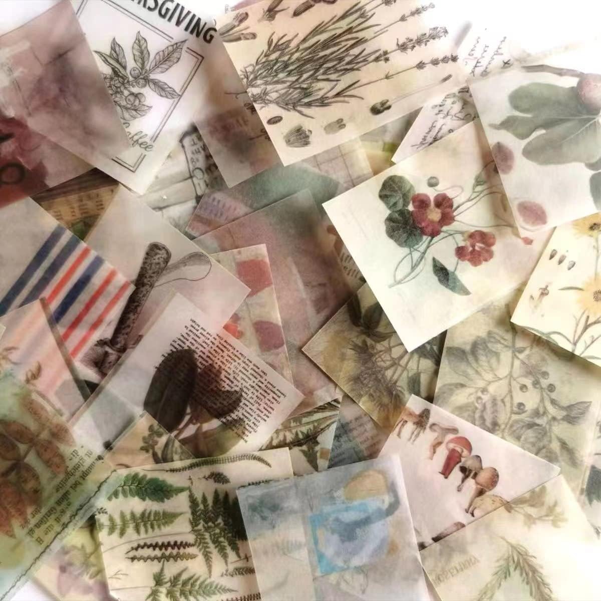 732 Sheets Vintage DIY Scrapbook Paper Supplies Aesthetic Decorative DIY Craft Paper for Scrapbooking, Travel Journal : Arts, Crafts & Sewing