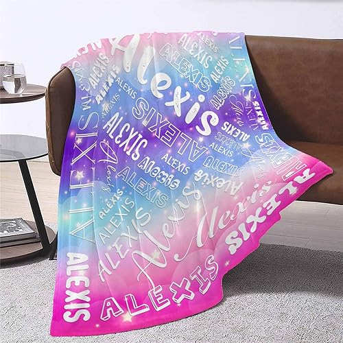 Miniatura 60 de Manta personalizada para bebés, niñas y niños con nombre, mantas personalizadas para niños, manta de bebé personalizada con nombre, artículos