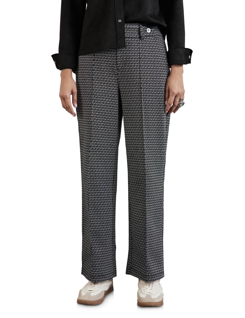 Street One Damen Jaquard-Hose