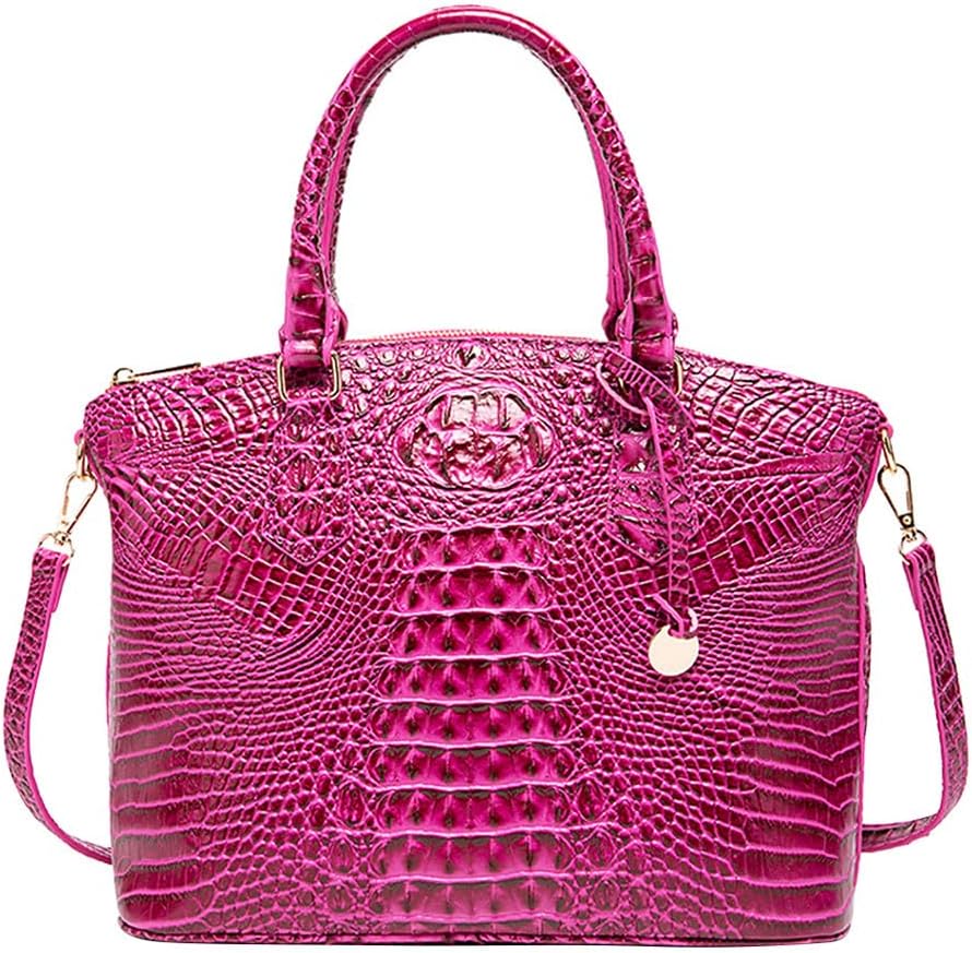 Crocodile Leather Top Handle Bag Fashion Tote Hobo Handbags Crossbody Satchel Bags for Women Shoulder Bag Purse