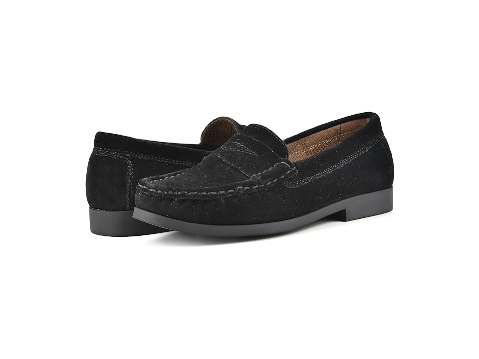 White Mountain Cashews (Black Suede) Women's Shoes INTERNATIONAL SHIPPING