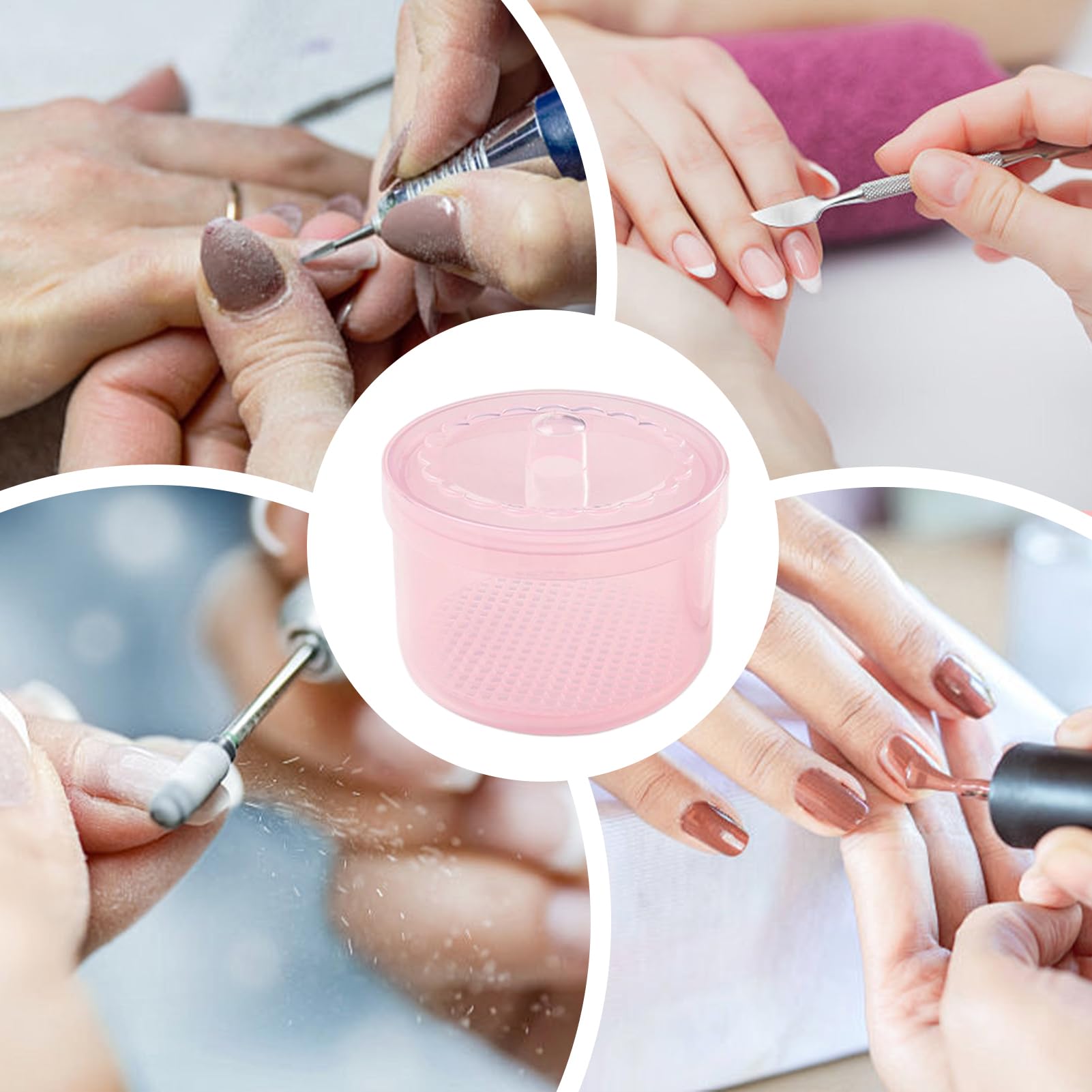 Nagelwerkzeug-Organizer, Organizer für Nagelwerkzeuge – abnehmbare zweischichtige transparente Maniküre-Aufbewahrung