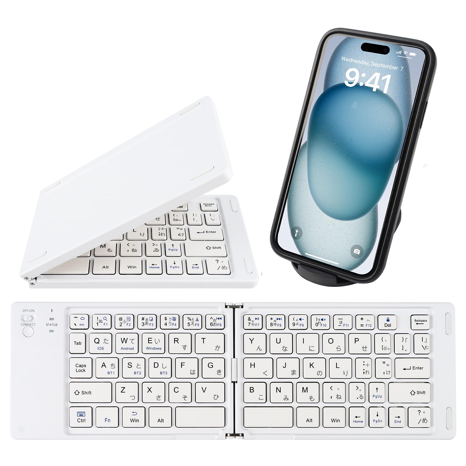 Amazon.co.jp: 【3台同時接続／JIS配列】Bluetooth ワイヤレス