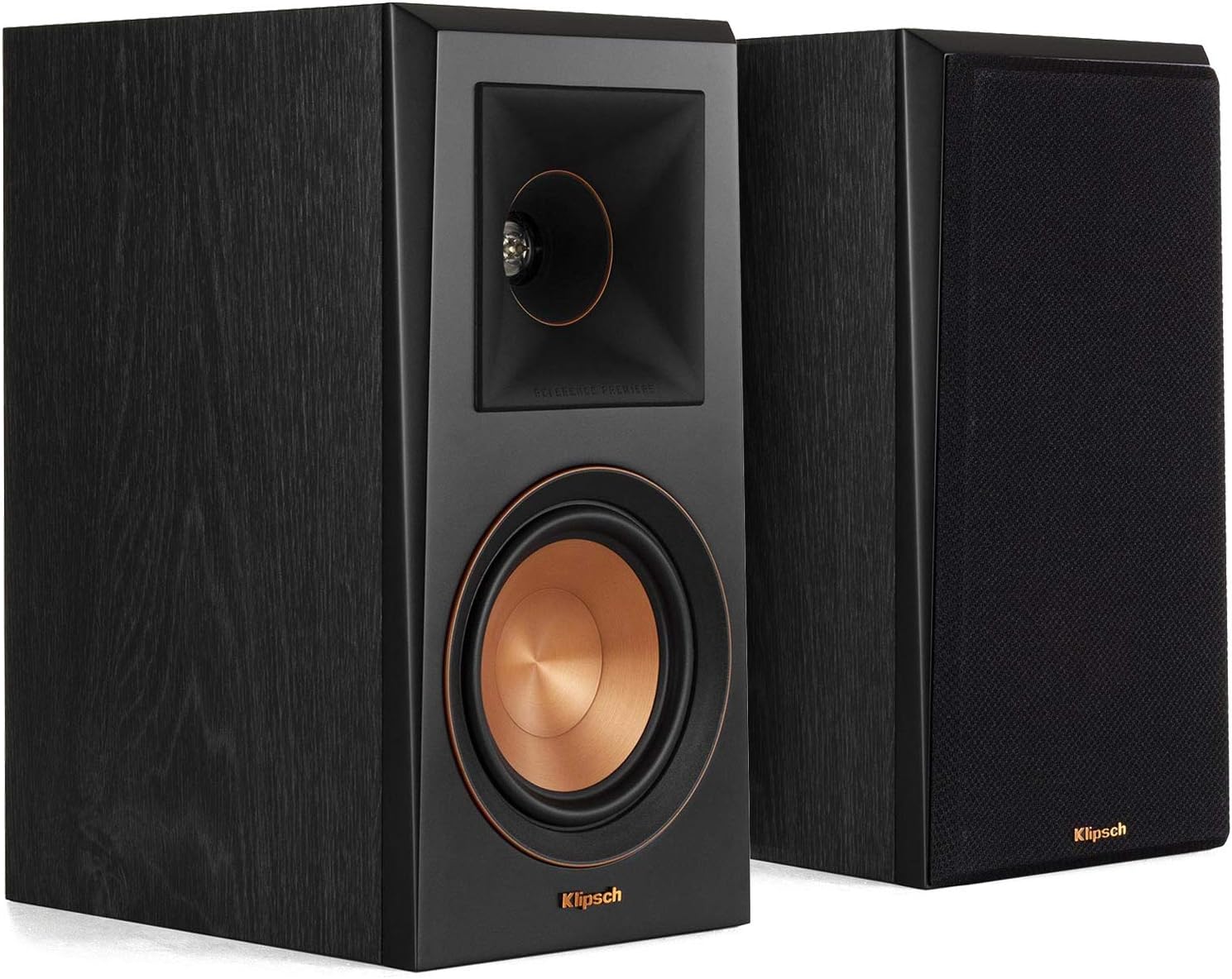 Klipsch RP500M Bookshelf Speakers (Pair) (Ebony) (Renewed) Electronics