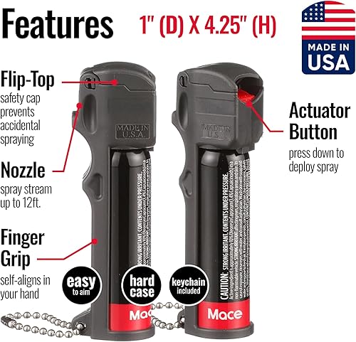 Miniatura 7 de Mace Brand Personal Model Pepper Spray (Negro)