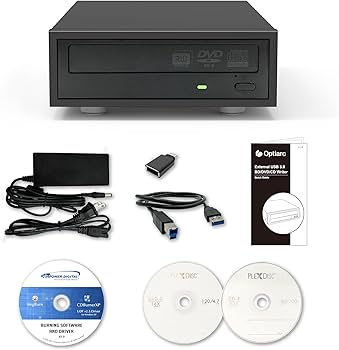 Amazon.com: Optiarc 24X External DVD CD Burner Reader Optical