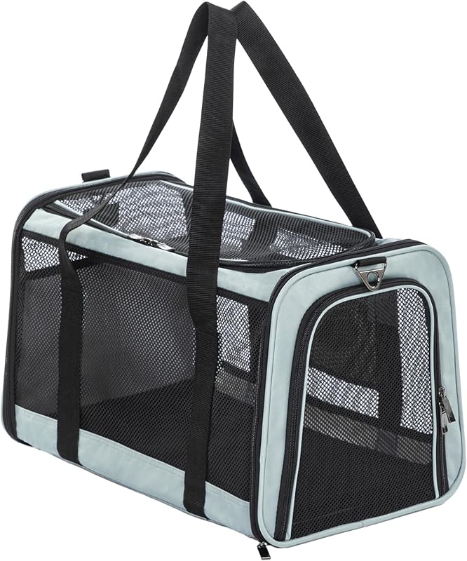 Bolsa de Transporte para Gatos Petsfit com Estrutura de Arame e Tecido Oxford – 45,99 x 28,22 x 28 cm