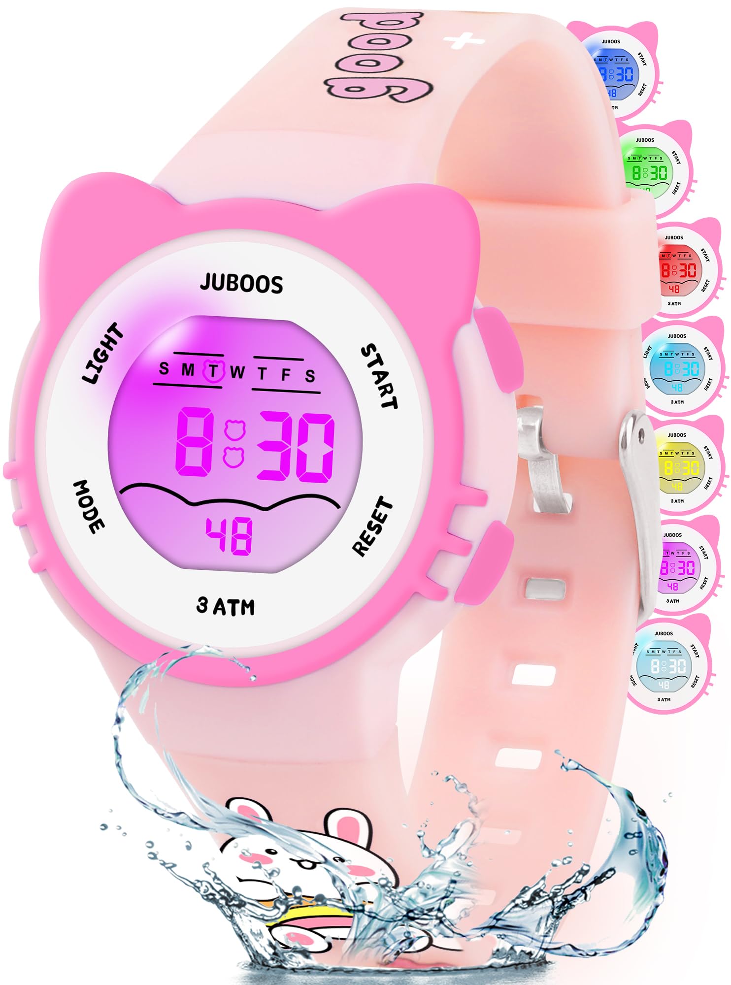 Juboos Digital Kids Watch Waterproof Sport Wristwatch Boys Girls