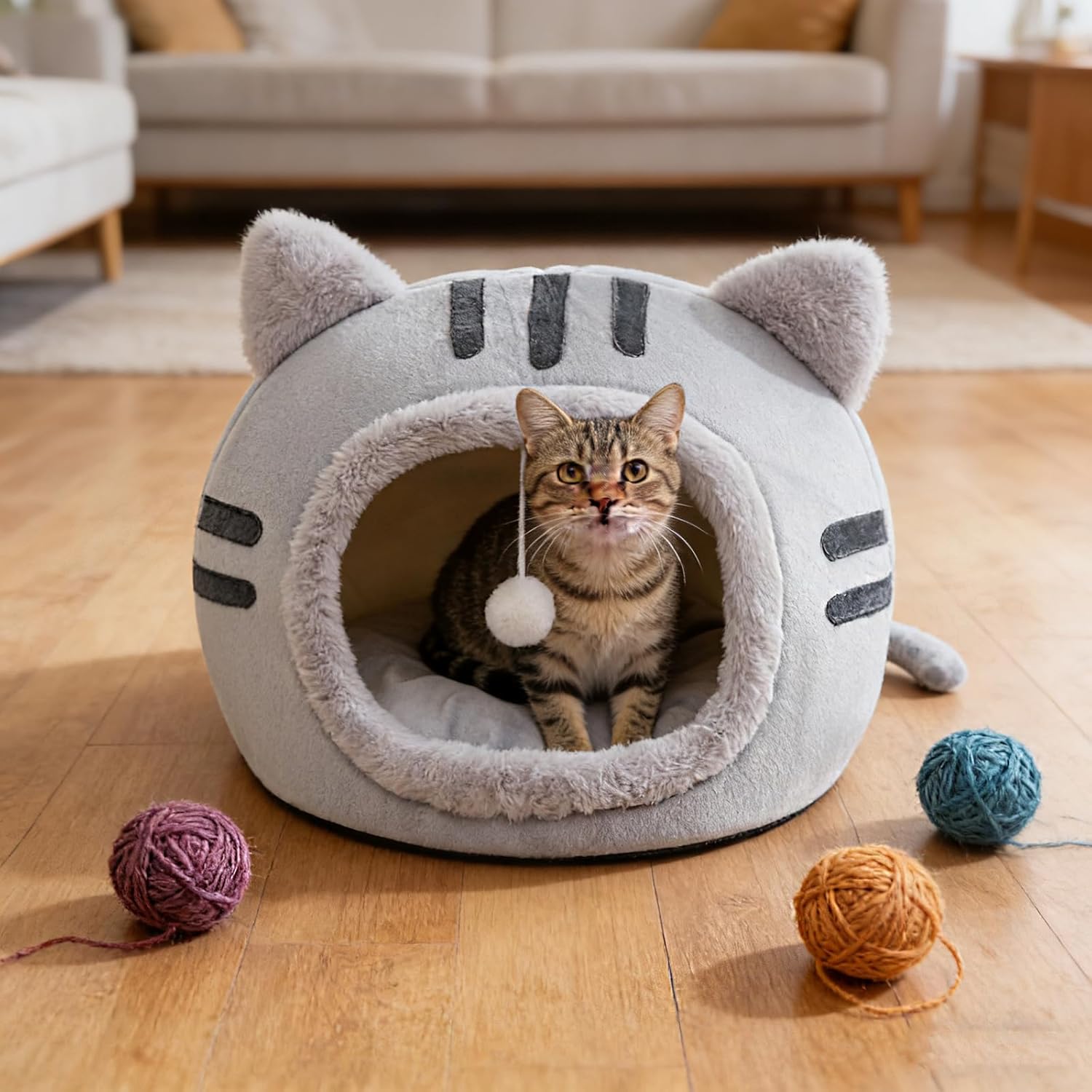Aissiora 猫ハウス 猫 犬 ベッ