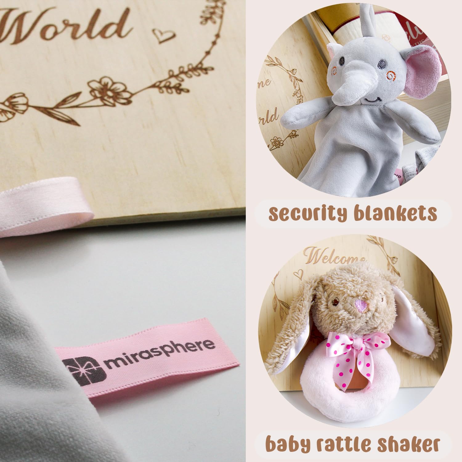 New Born Baby Girls Gift - Baby Shower Gifts for Girls - Baby Girl Gift Basket Newborn Baby Girl Gift Set Gender Reveal Ideas Welcome Baby Girl - Image 4