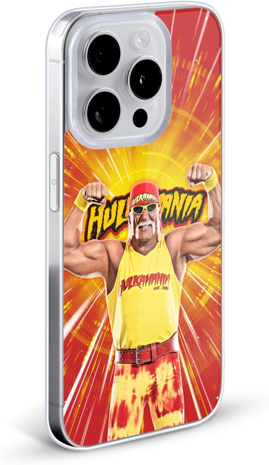 Head Case Designs Officially Licensed WWE Portrait Hulk Hogan Gel Case [Military Grade Protection] Compatible with Apple iPhone 13