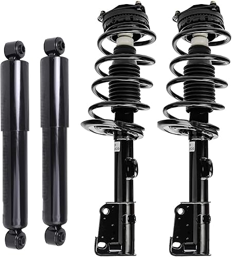 Miniatura 36 de Detroit Axle - Amortiguadores para Chevy Trailblazer EXT SSR GMC Envoy XL XUV Buick Rainier Saab 9-7x Isuzu Ascender 2 puntales delanteros con