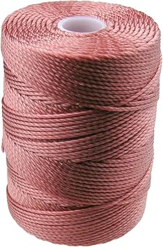 C-LON Bead Cord, Copper Rose - 0.5mm, 92 Yard Spool