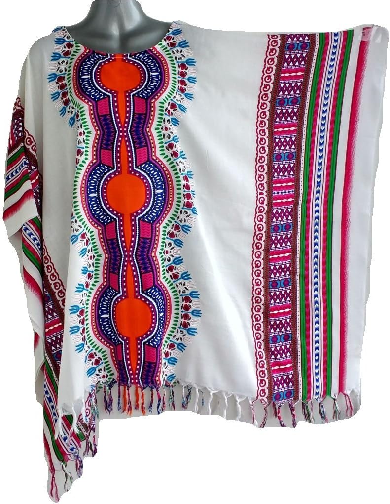 Plus Size Loose Fit Tops Tunic Beach Cover One Size Bust 68"