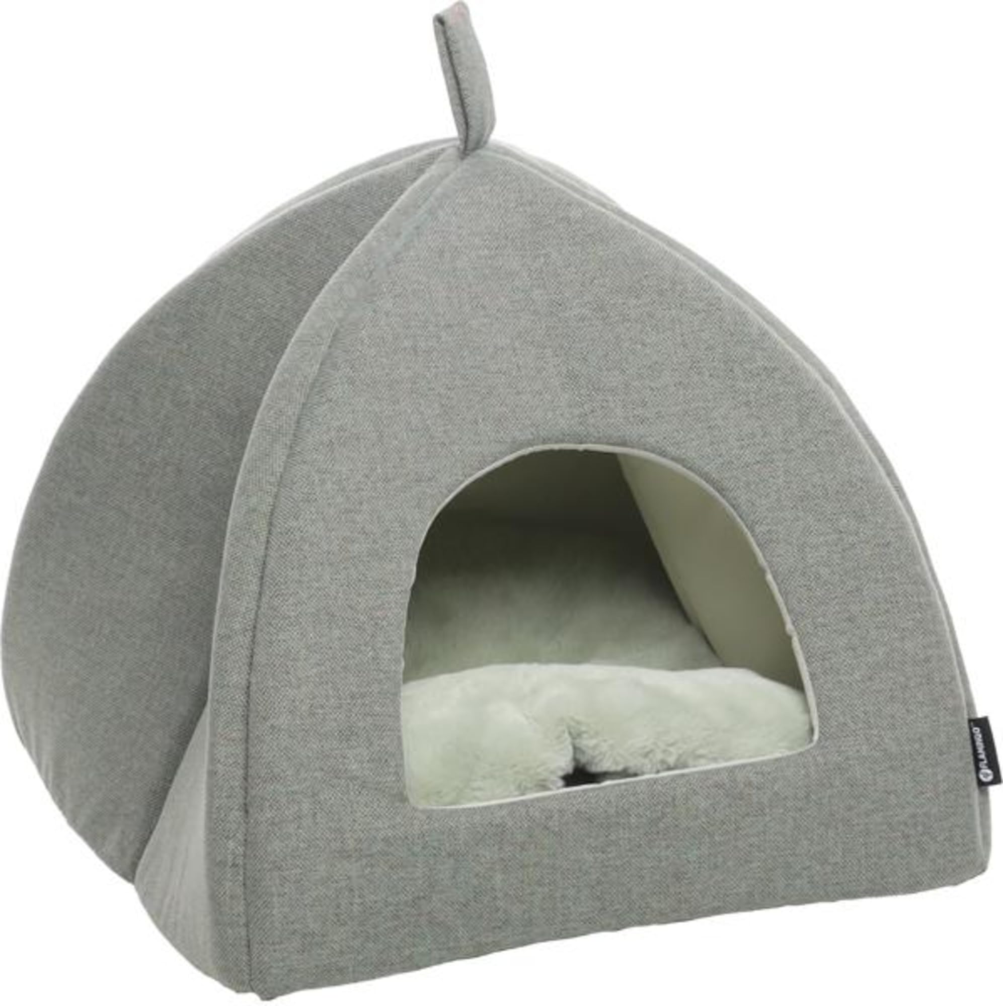 Espace Sommeil Valero Vert 40x40x35cm petit pouf de salon moderne