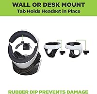 Vista 4 de HIDEit Mounts Wall Mount for PSVR 2 - Bundle for PlayStation VR 2 and PSVR2 Sense Controllers - American Company - Not Compatible with Other VR