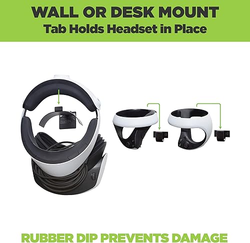 Miniatura 4 de HIDEit Mounts Wall Mount for PSVR 2 - Bundle for PlayStation VR 2 and PSVR2 Sense Controllers - American Company - Not Compatible with Other VR