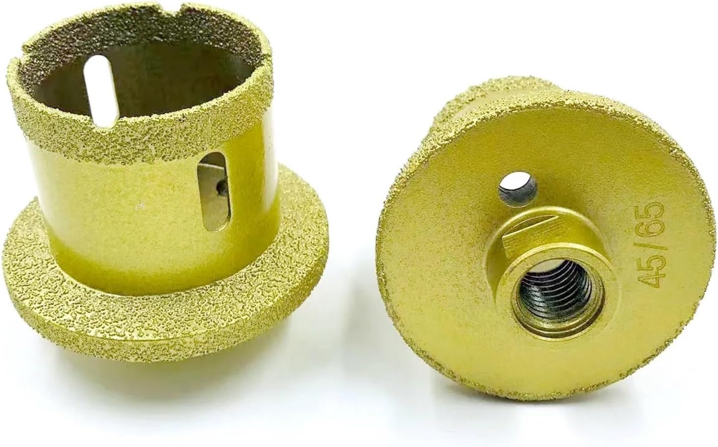 M14 Vacuum Brazed Diamond Hole Saw Core Drill Bit Suitable For Marble Tiles Ceramic Washbasin Sewer Hole Opener 40mm 45mm 50mm(3PCS(M14 thread))