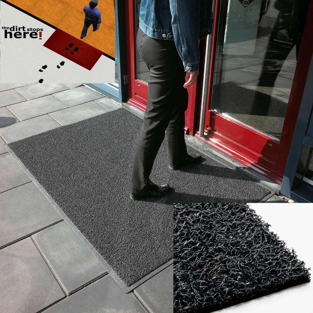 Nicoman Dirt-Trapper Barrier Door Mat Heavy Duty Outdoor Indoor Floor Matt(60x40cm,Pink), 40 x 60 cm (Rectangular) - Image 4