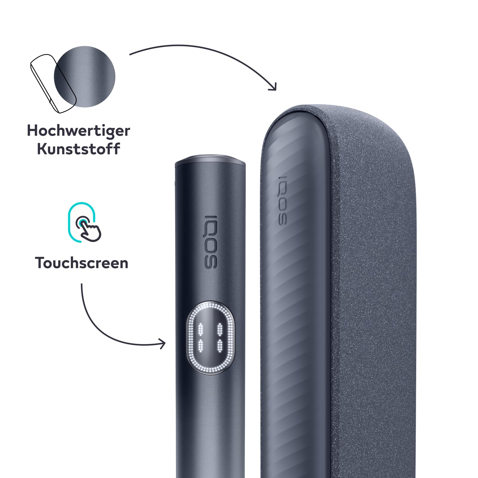 IQOS ILUMA i Kit Midnight Black - Tabakerhitzer (in 5 Farben) - für TEREA Tabaksticks - unsere beste Alternative zur Zigarette