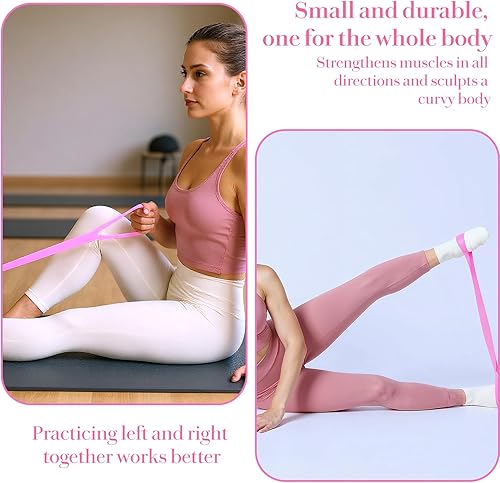 Miniatura 6 de 3 unidades de bandas de resistencia figura 8 Fitness cuerda elástica banda elástica bandas elásticas equipo de ejercicio portátil para brazo espalda