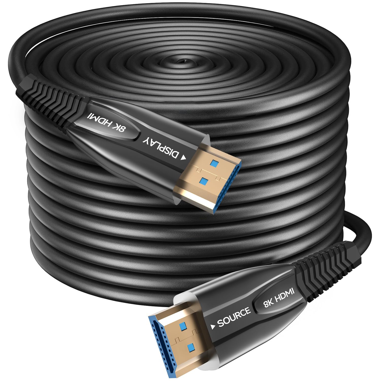 Cavo in fibra ottica 8K HDMI 80M 48Gbps Super alta velocità AOC Cavo 2.1 HDR eARC Dolby HDCP 2.2 & 2.3Compatibile con PS5 Xbox X Serie PC HDTV / proiettore/home theater / TV Box/Gamebox