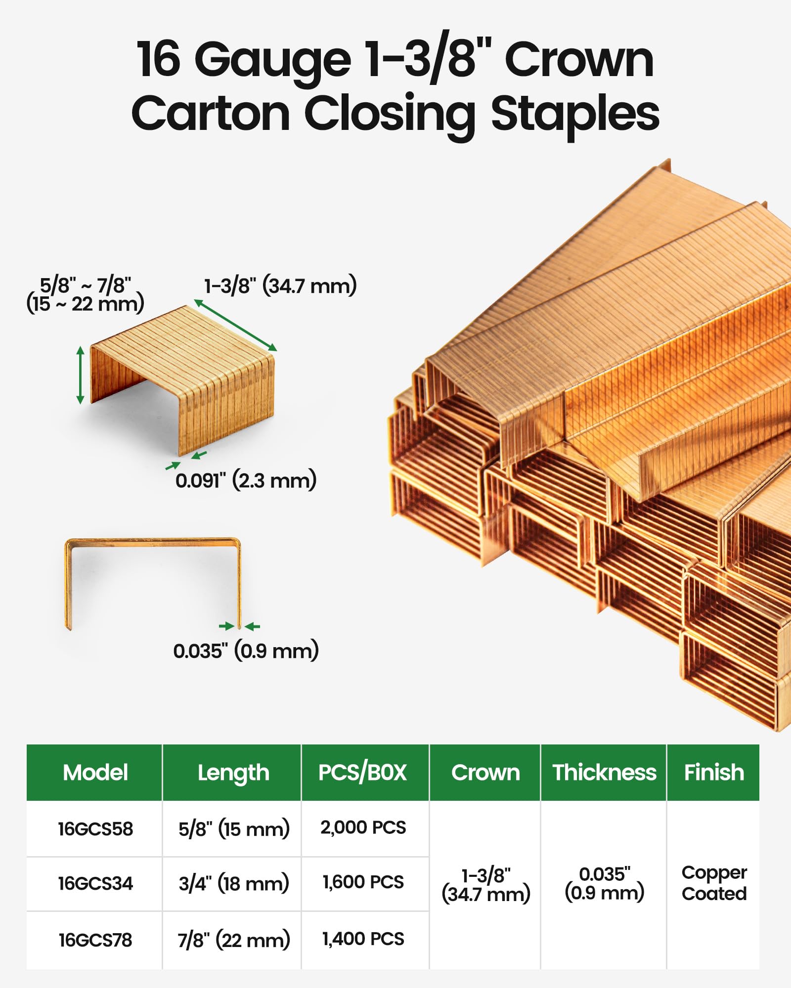 Meite Box Staples - 1600 Count -2