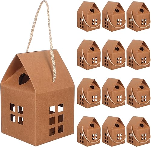 ARTIBETTER 15 cajas 3D de Navidad, dulces y galletas, cajas, cajas de golosinas, para dulces, golosinas y recuerdos de fiesta de vacaciones