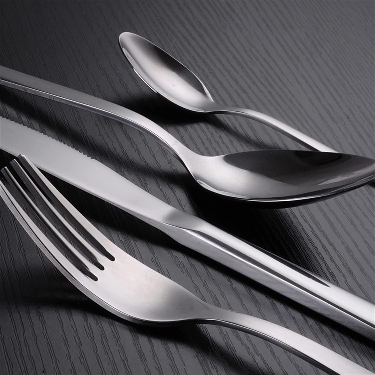 Sil フラットウェアセット カトラリーセット ステンレススチール ナイフ フォーク スプーン ミックスカトラリーセット 西洋食器