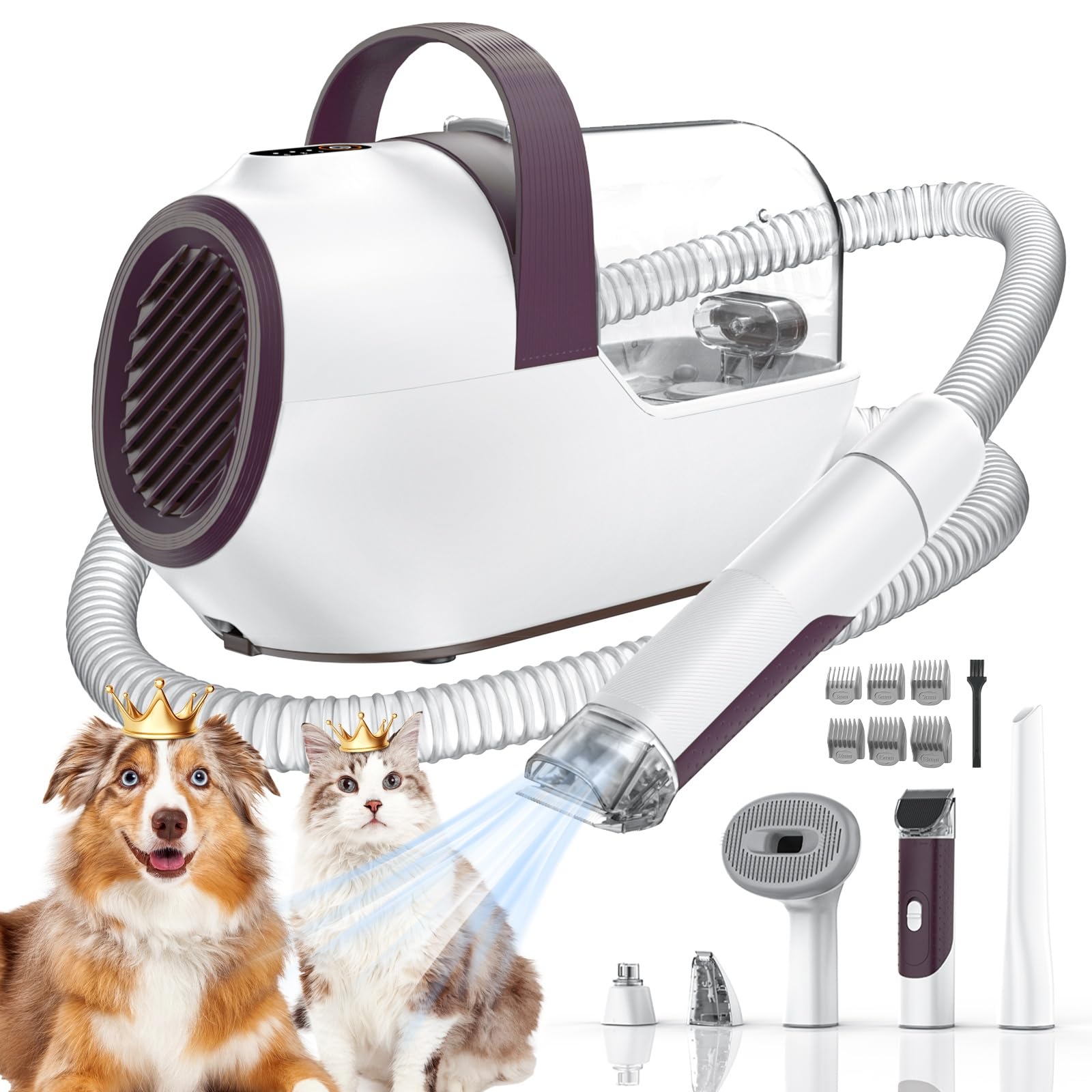 Ozumek 7-in-1 Dog Grooming Vacuum