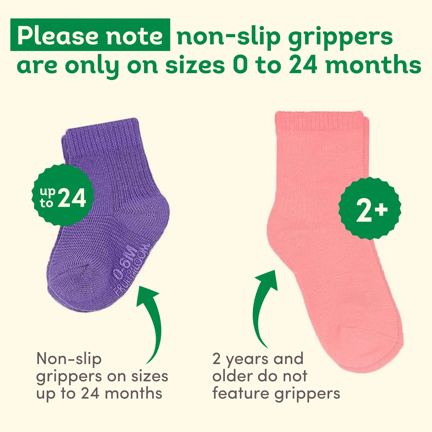 Fruit of the Loom Baby Grow & Fit Flex Zones Cotton Stretch Socken - Unisex, Mädchen, Jungen, 14er-Pack