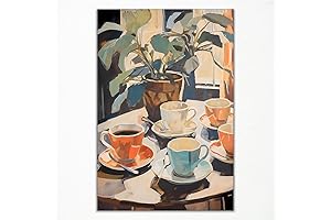 Retro Coffee Poster Print: Vintage Vibes for Your Caffeine Fix