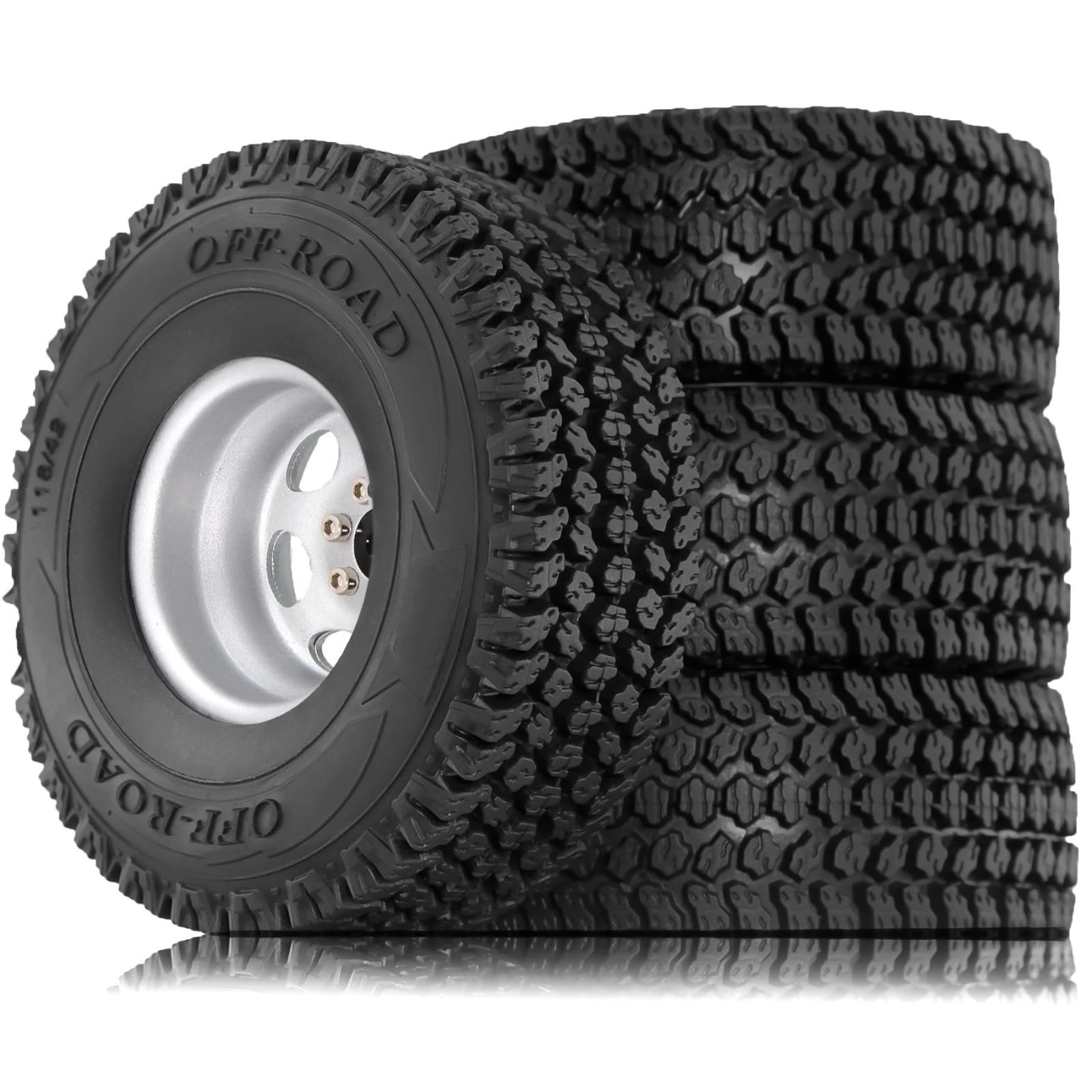 1,9" Beadlock-Reifen Für Axial Für SCX10 AXI03007 1/10 Rc Ersatz