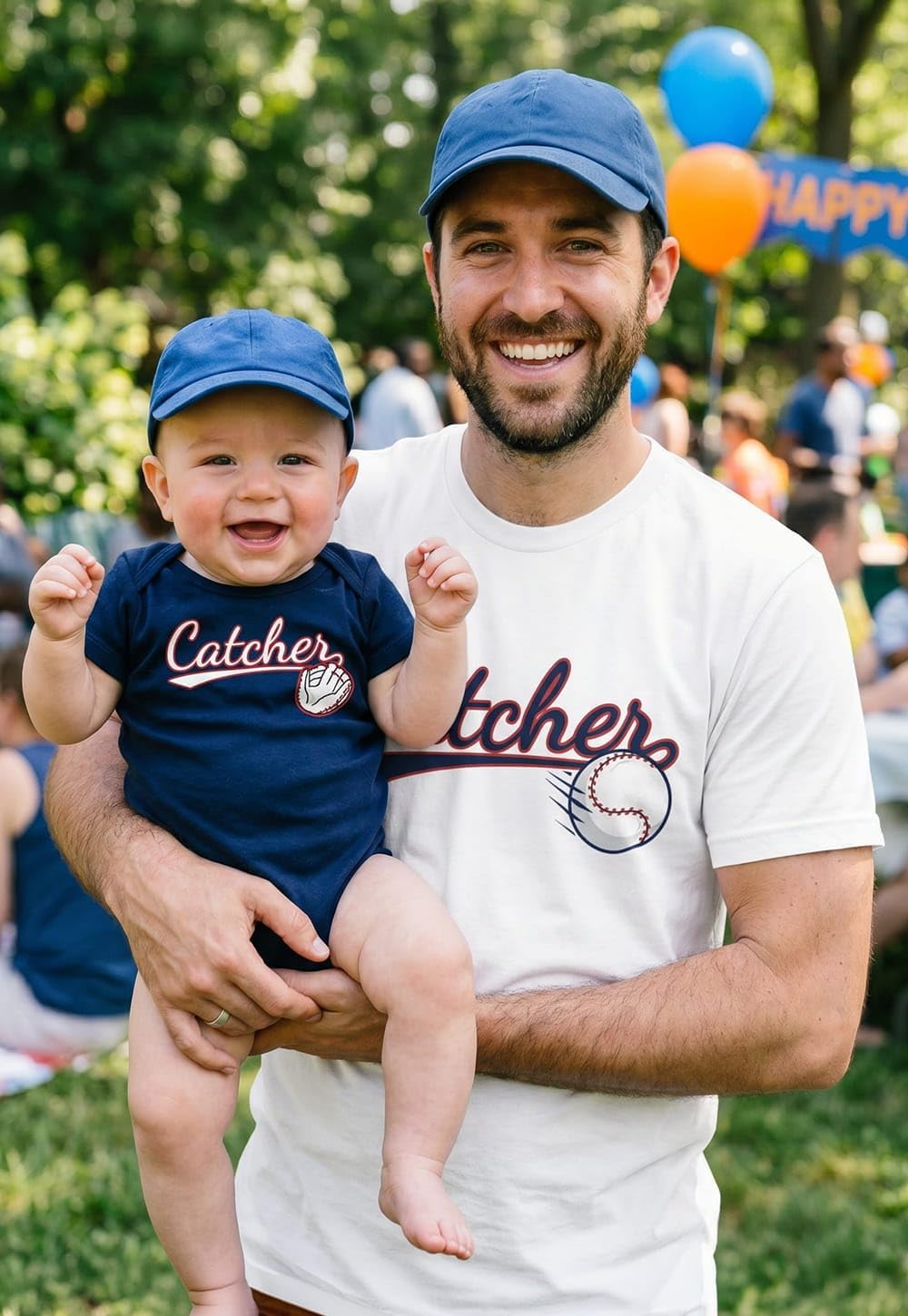 Tstars Ctrl C Ctrl V Dad and Baby Matching Shirts - Funny Daddy and Me Outfit for Father's Day or Family Photos