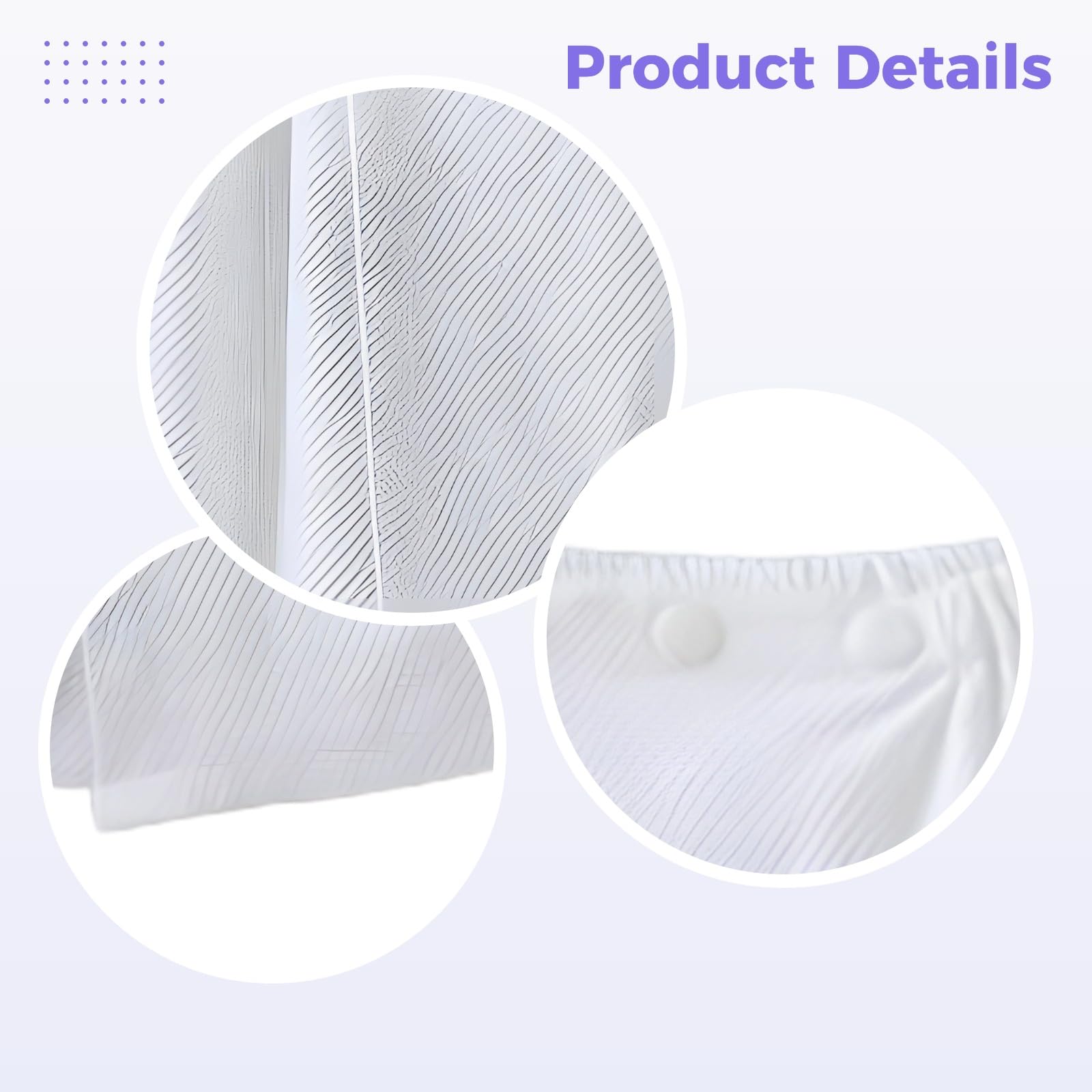 Generisch Damen Waffel Spa Bade-Wrap in Weiß, leichtes schnell trocknendes Handtuch-Wickelkleid, Verstellbarer Druckknopfverschluss, Einheitsgröße, bequem für Dusche und Bad