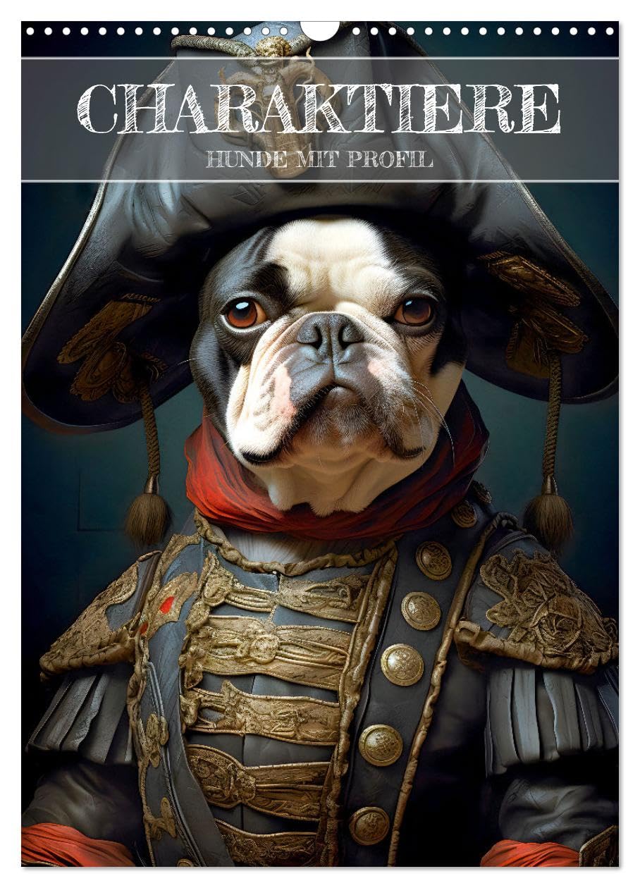 CHARACTER dogs with profile UK-Version (Wall Calendar 2026 DIN A3 Portrait), CALVENDO 12 Month Wall Calendar — image 1