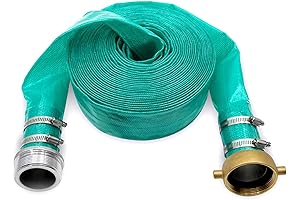 Versatile 1 1/2 Sump Pump Hose with Premium Aluminum Shank Coupling Set for Enhanced Durability