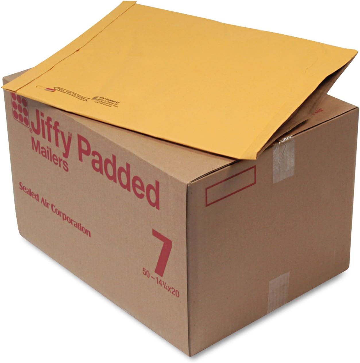 Jiffy« Padded Mailer, OpenEnd, Heavy Duty, Gold Kraft