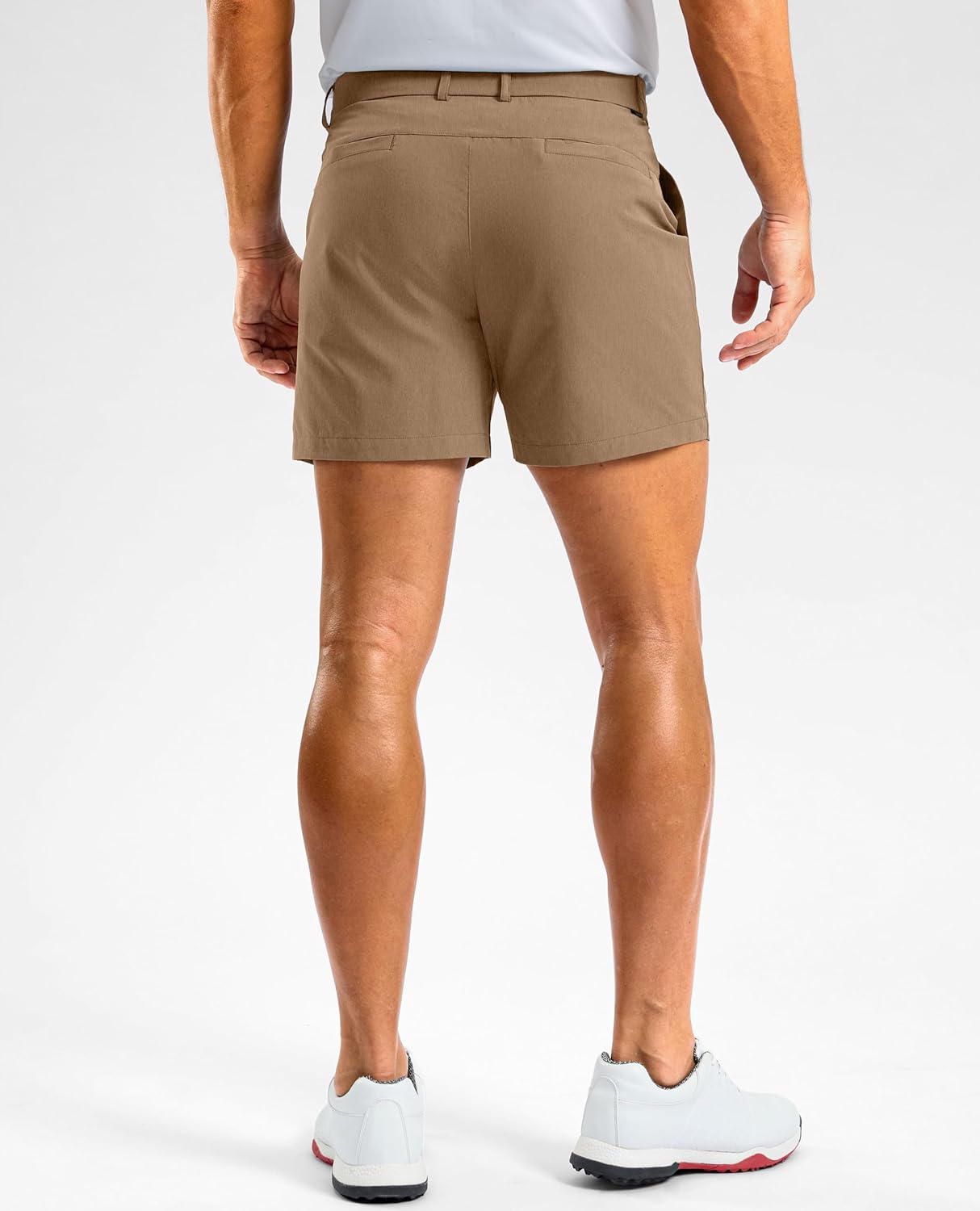 Soothfeel Men's Casual Shorts 5/7 Inch Golf Dress Shorts for Men Flat Front Work Lightweight Quick Dry with 4 Pockets - Image 4