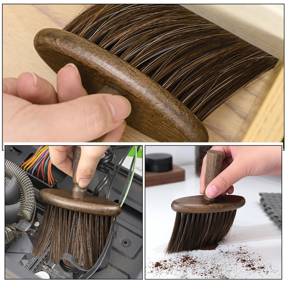 OSALADI Mini Cleaning Brush Small Broom Portable Hand Whisk Broom Brush Household Brooms Desktop Sweep Broom for Computer Keyboard Desktop Car Table