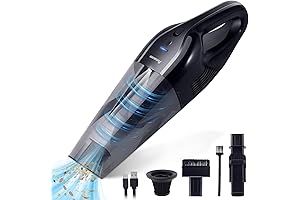 Cordless Handheld Vacuum Cleaner with Powerful 10KPa Suction