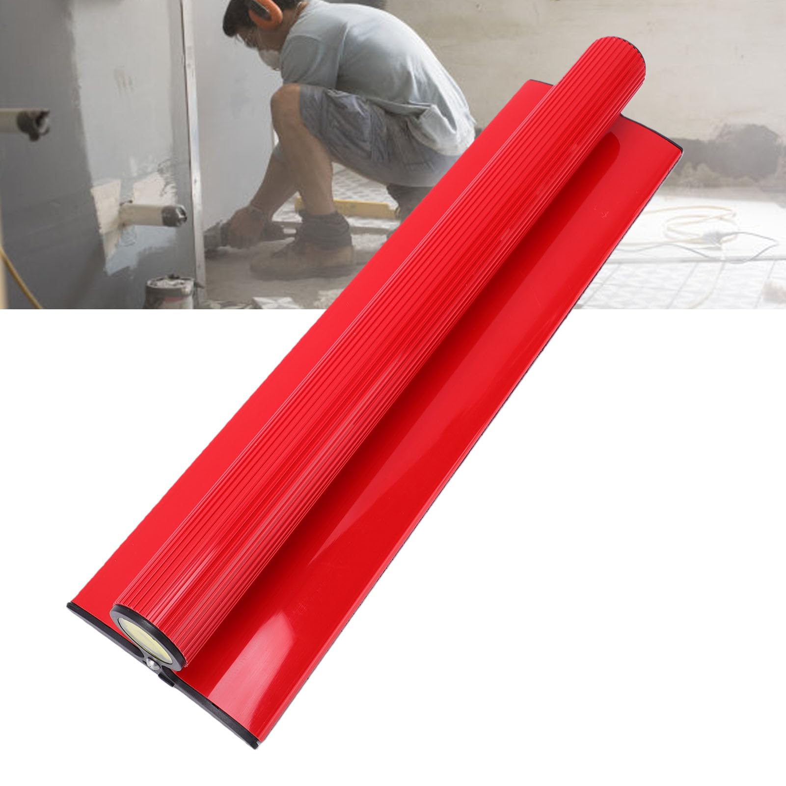 Lijadora manual con luz LED, soporte para papel de lija para pared de carpintería multiusos