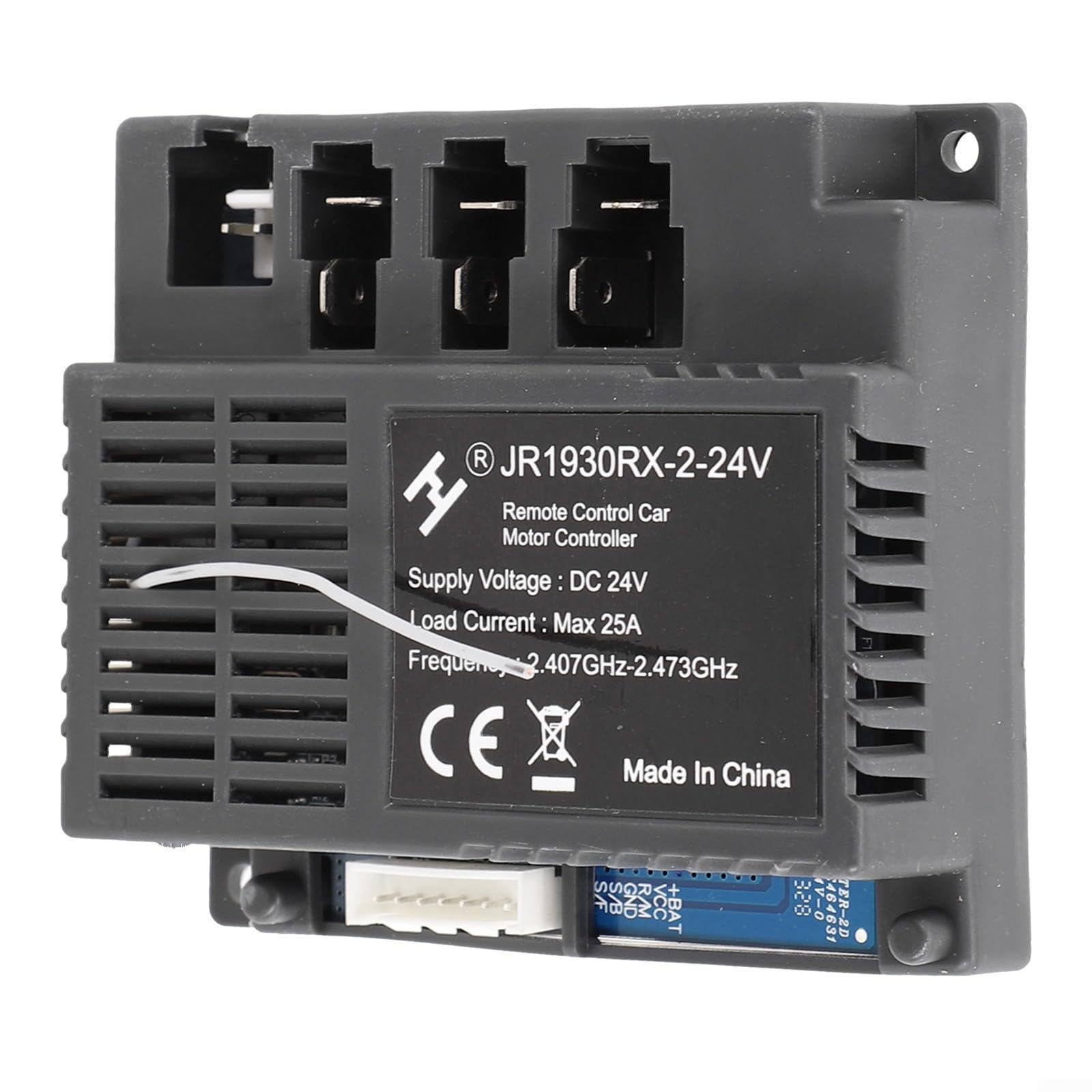 Récepteur JR1930RX224V RC, convient pour les voitures électriques pour enfants, 24 V compatible avec JR1930RX 2 et JR1930RX 4P (récepteur JR1930RX-2-24V)