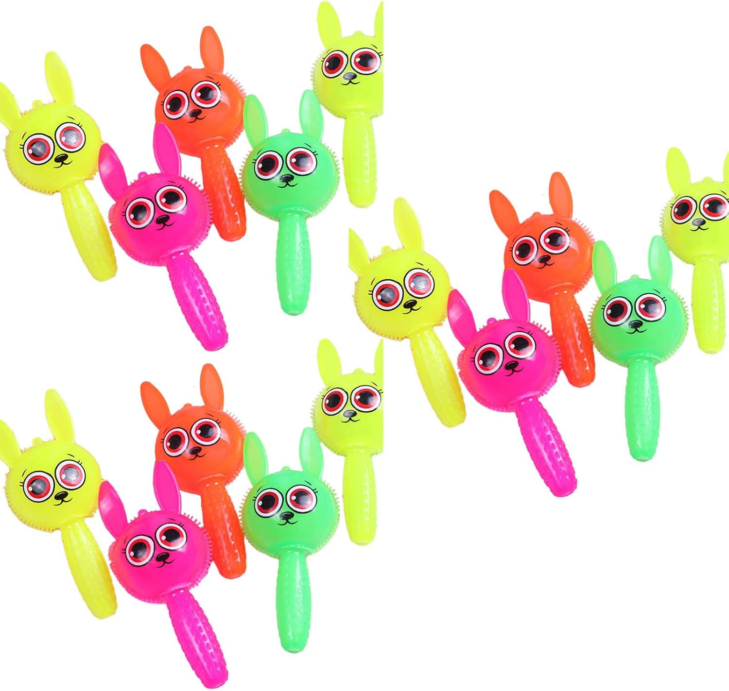 LED Flashing Wand Handheld Squeezable Easter Stick Toy Glowing Sticks Party Celebration Supplies 15Pcs