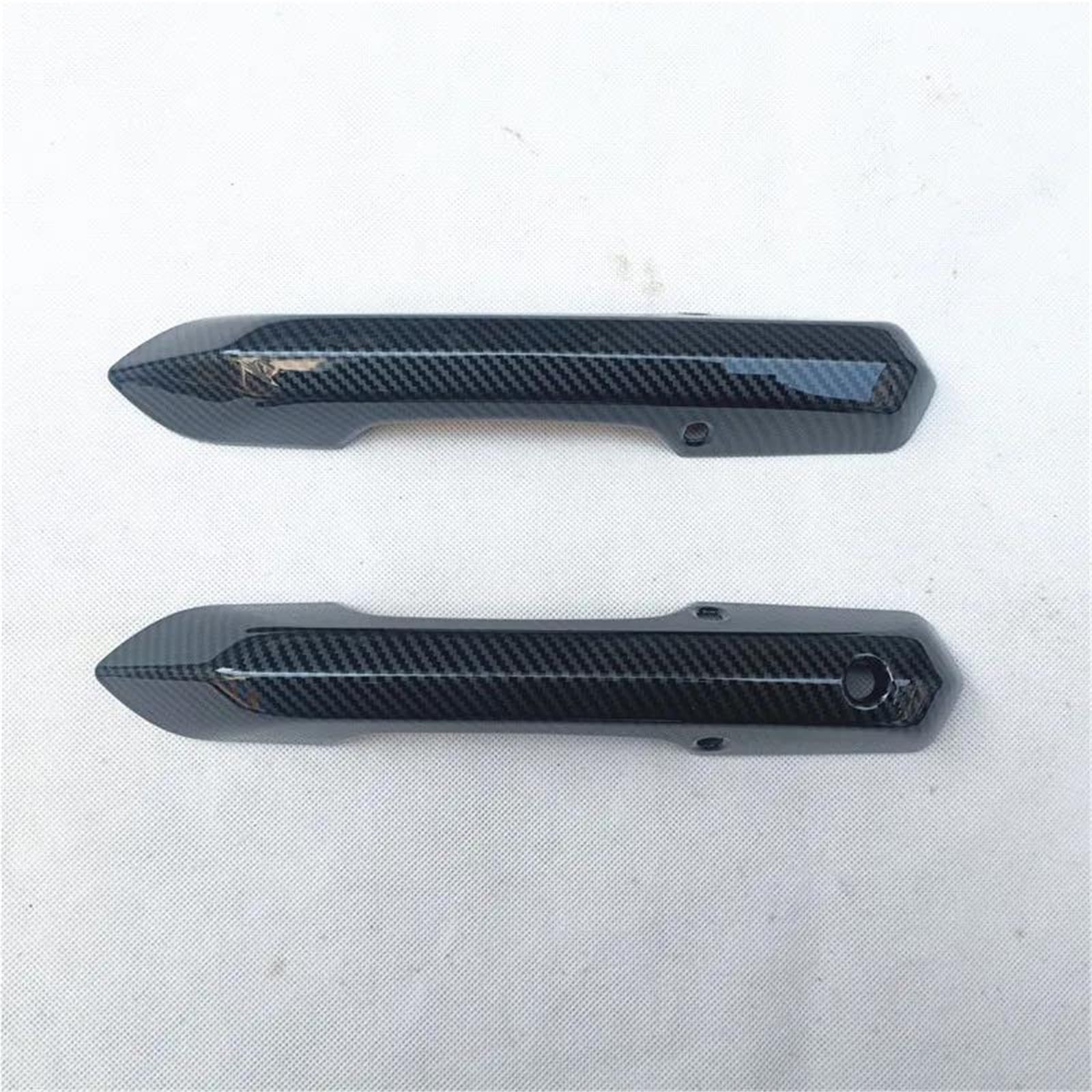 Dtasmbd One Color Exterior Side Door Handle Protective Covers Car Exterior Door Handle Cover Trim For Mustang S650 7Th Gen 2024 2025 Protection Shell Carbon Fiber Look Auto