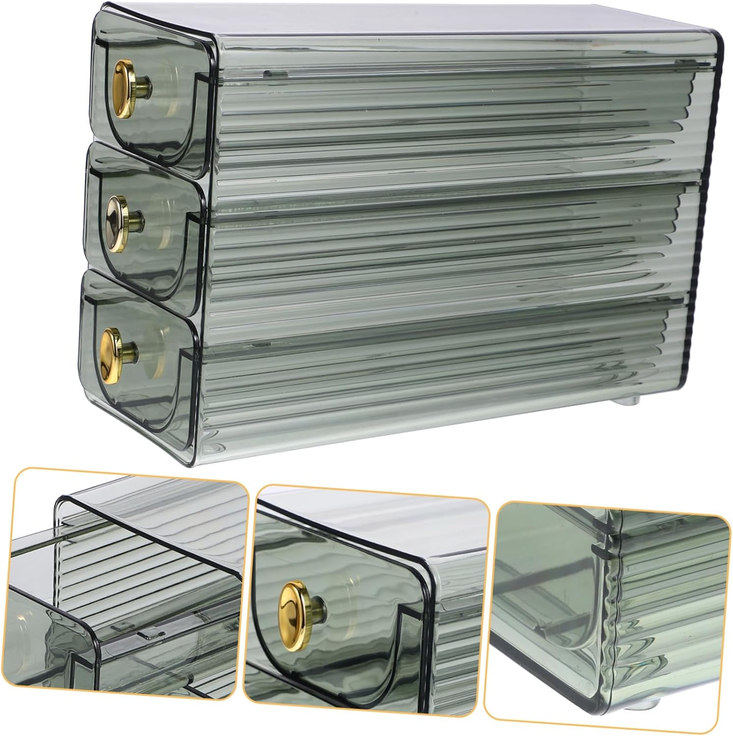 Lurrose Household Egg Organizer Rolling Type Food Grade Egg Dispenser for Refrigerator Multi Design Keeps Eggs Fresh for Kitchen Pantry Camping and Picnic