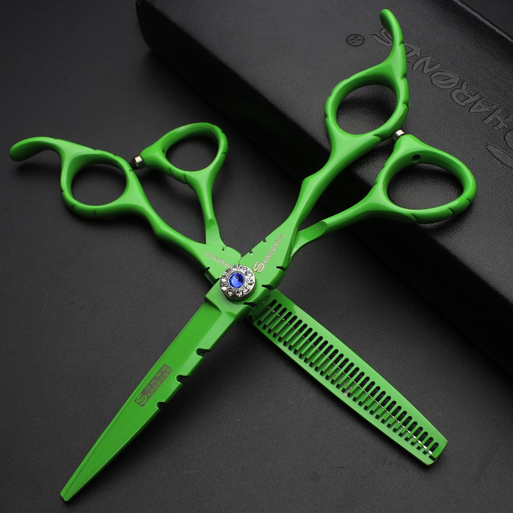 6 pouces Cheveux Ciseaux Ensemble de ciseaux de coiffure Salon de coiffure Ciseaux Cheveux Professionnel Ciseaux